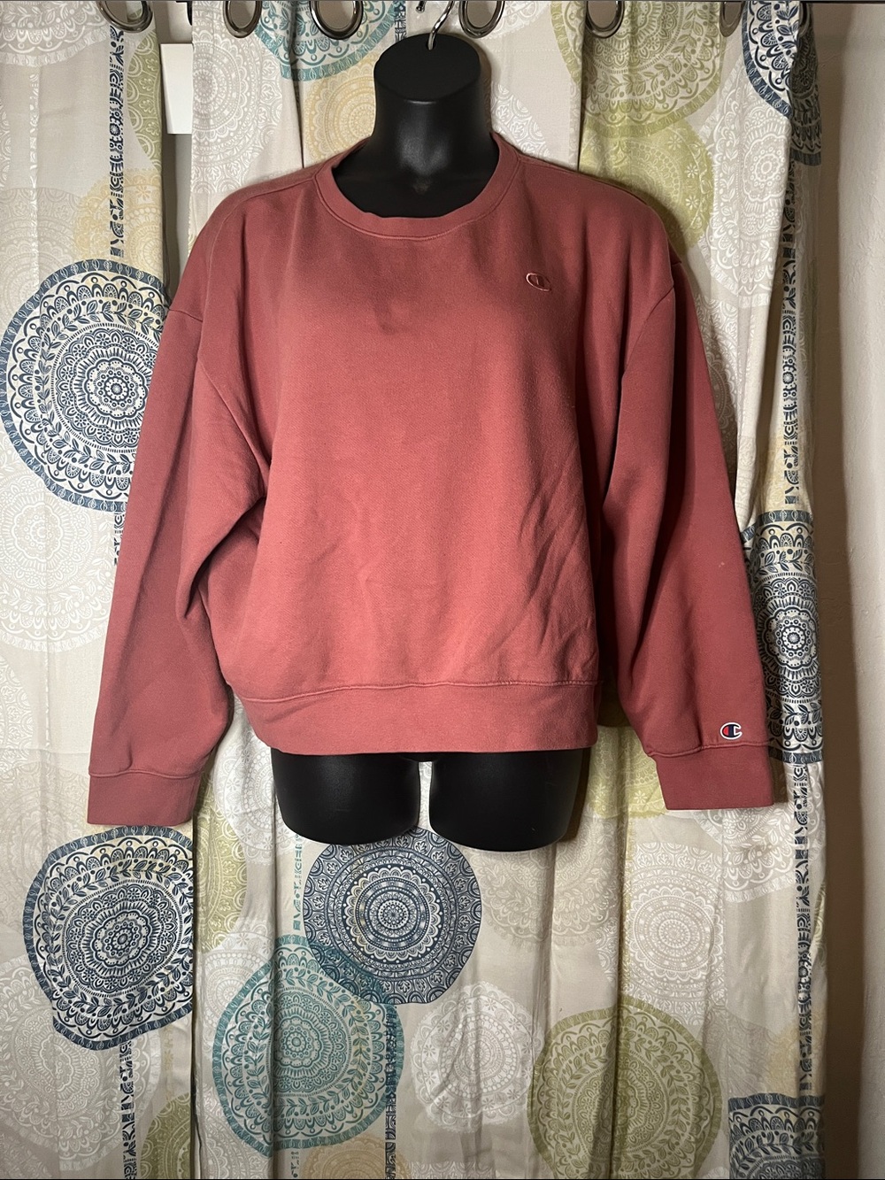 Champion Crewneck Sweatshirt - Rosewood